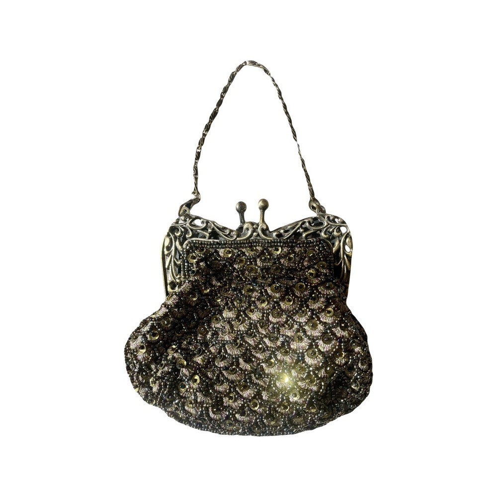 Vintage Beaded Handbag Coin Purse